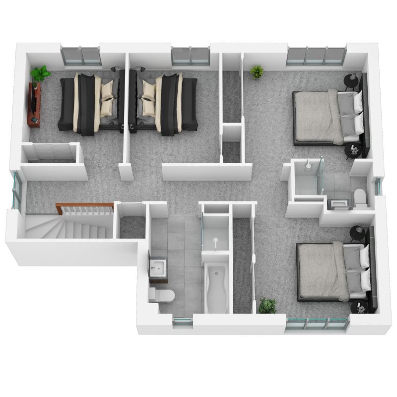 4 bedroom detached Gladstone for sale in Tranent plot 76 Walker