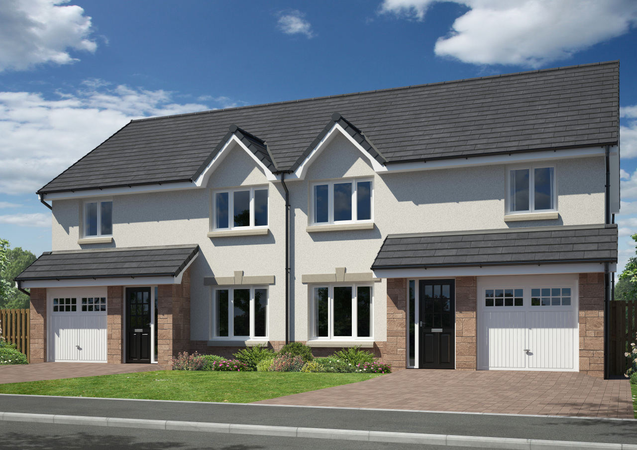 Walker Group | New Homes To Buy In Scotland - Belmont semi - Belmont Semi Monarchs Way OPP