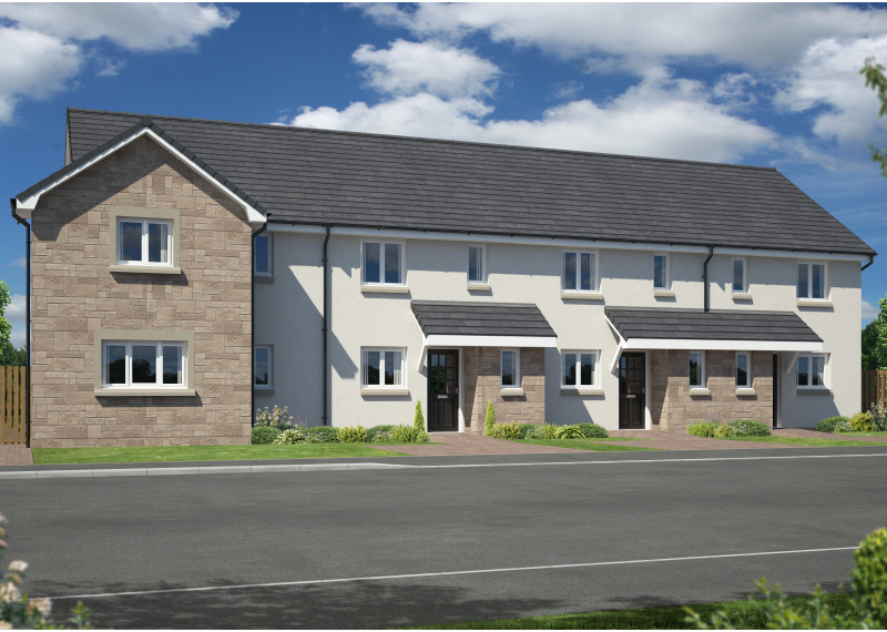 Walker Group | New Homes To Buy In Scotland - Albury mid-terrace - Denholm Albury 4 Block Tranent Area E AS