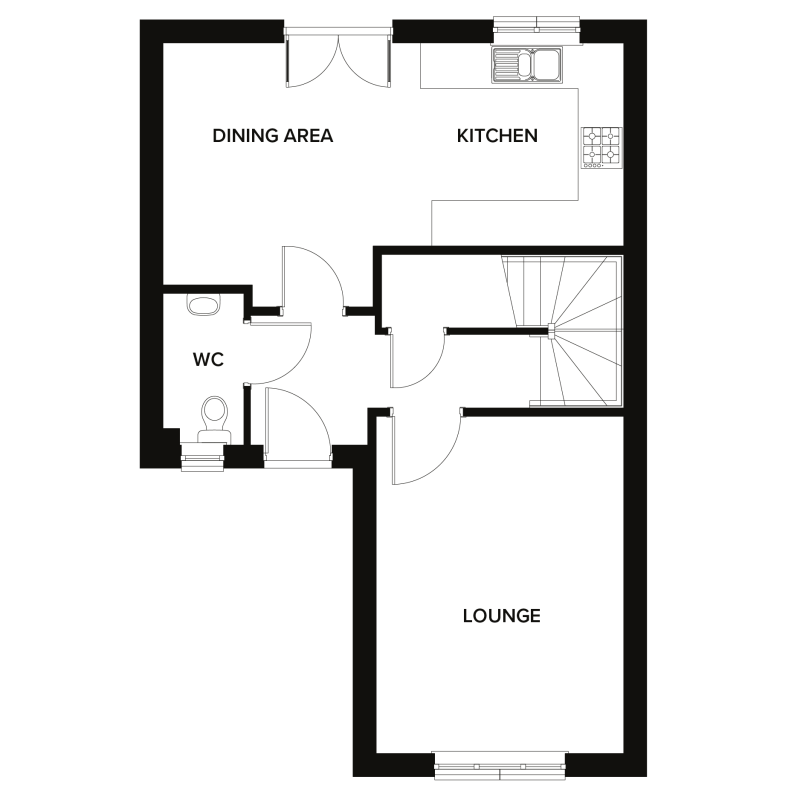 Walker Group | New Homes To Buy In Scotland - Bradshaw - Bradshaw floor plans GF
