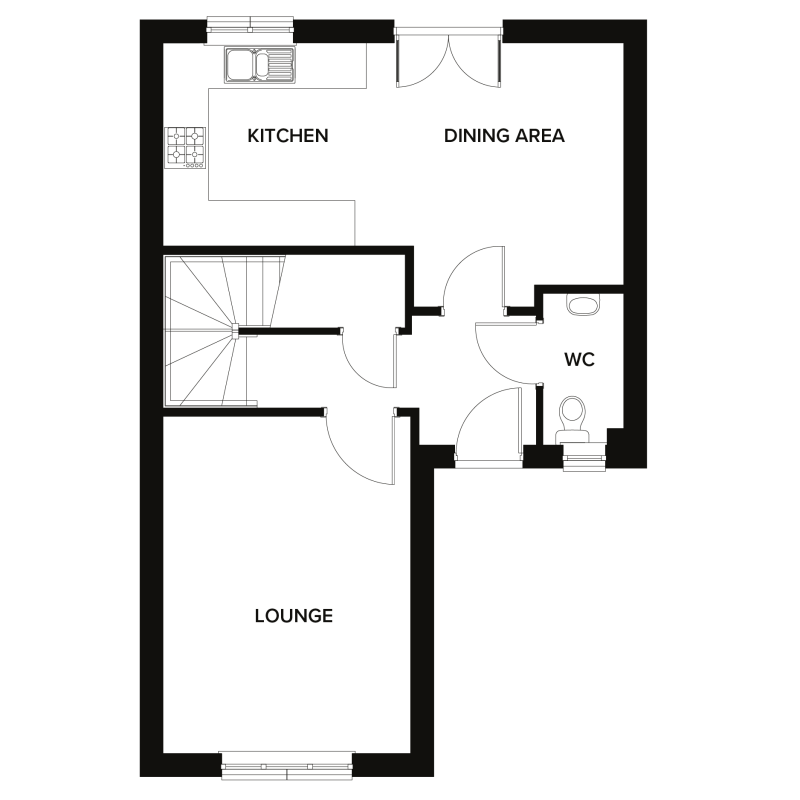 Walker Group | New Homes To Buy In Scotland - Bradshaw - OP Bradshaw floor plans GF