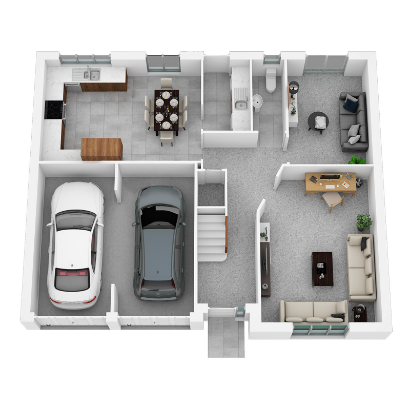Roxburgh for sale in Tranent plot 75 Walker Group New build homes