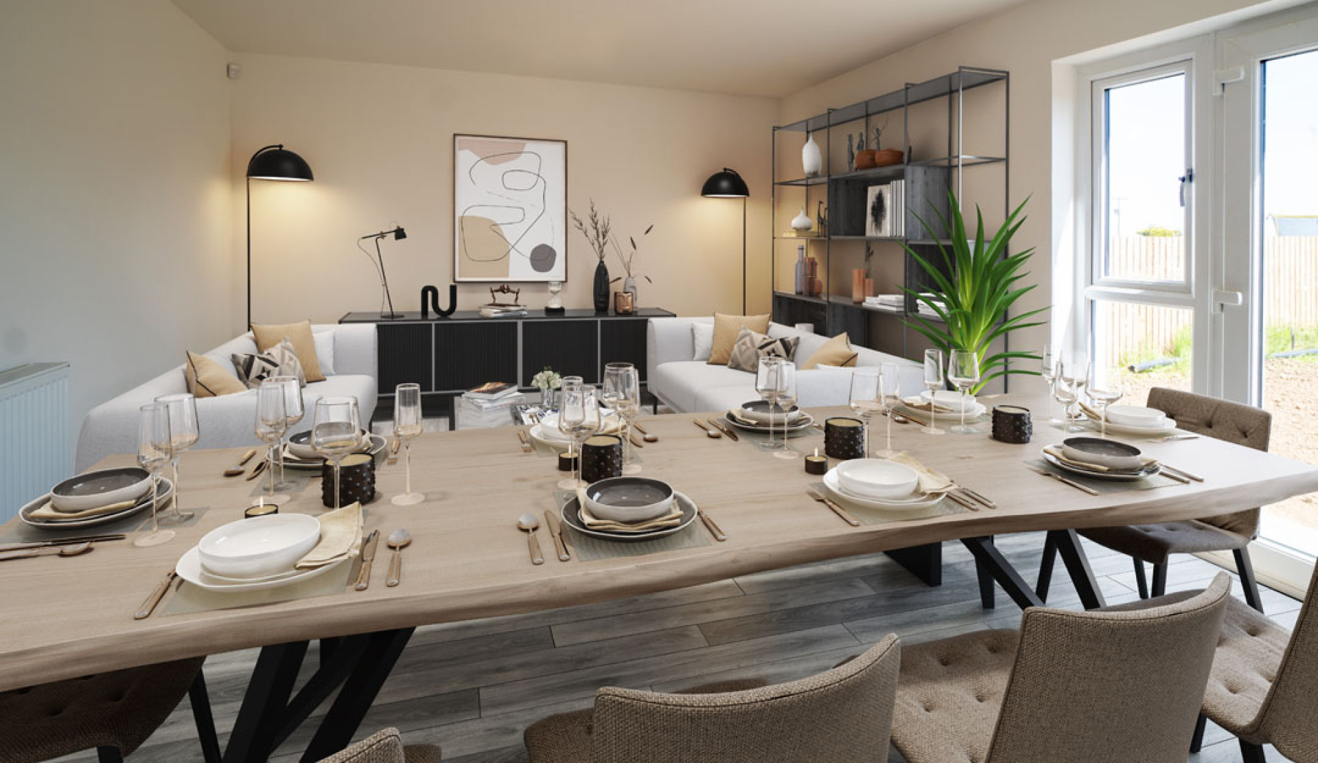 Dining family room