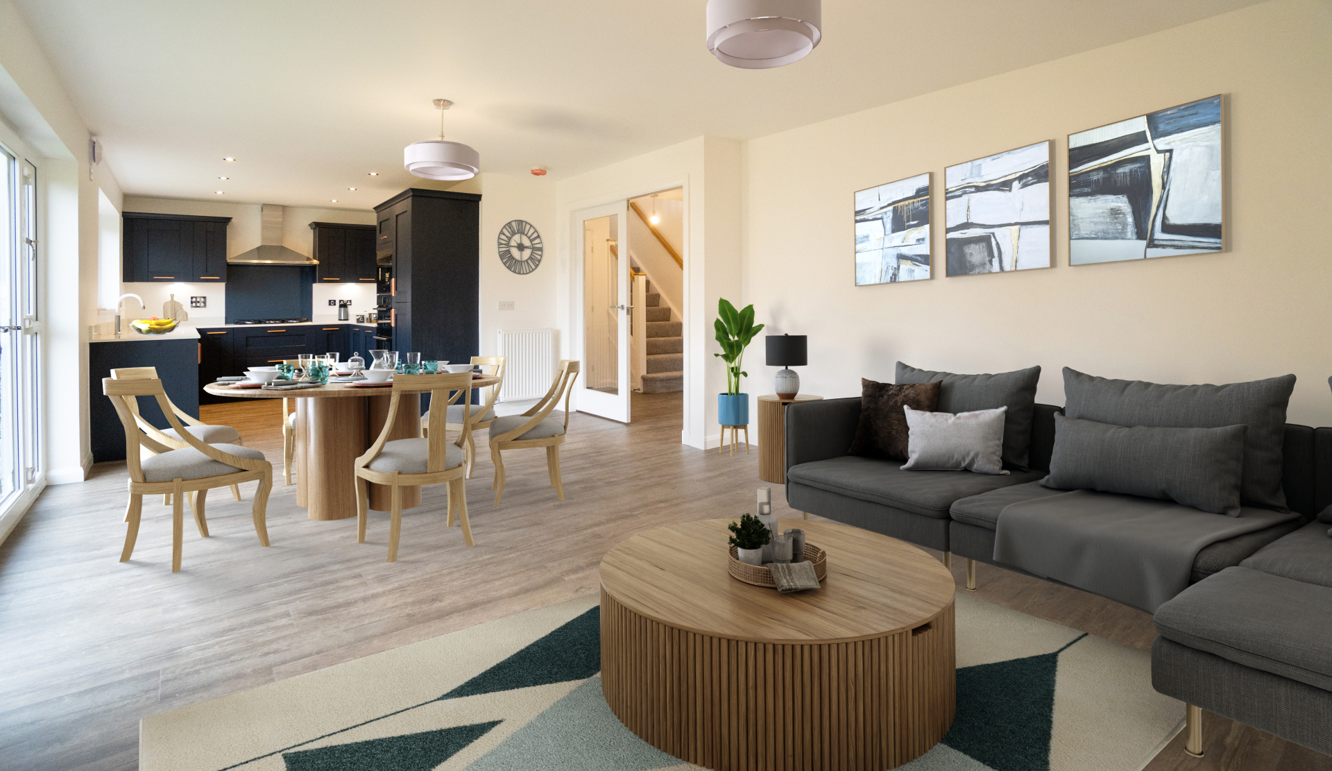 Roseberry Park Plot 98 Gladstone Family kitchen dining